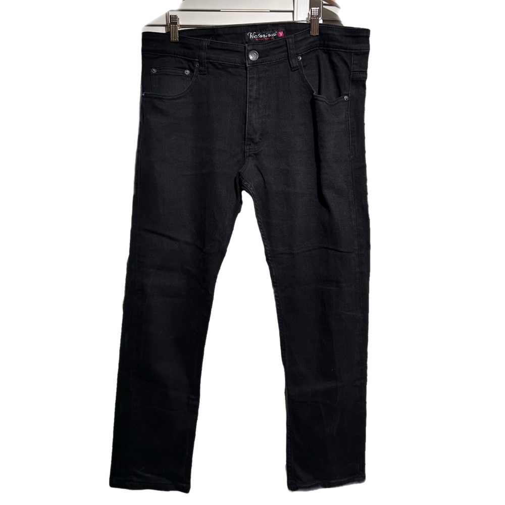 Victorious Black Jeans Premium Collection 36/30 Men’s 5 Pocket Design EUC